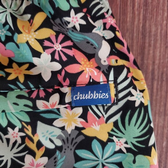 *READ* Chubbies Mens Size Medium Bloomerang Classic Swim Trunk Lined Floral - Picture 9 of 12